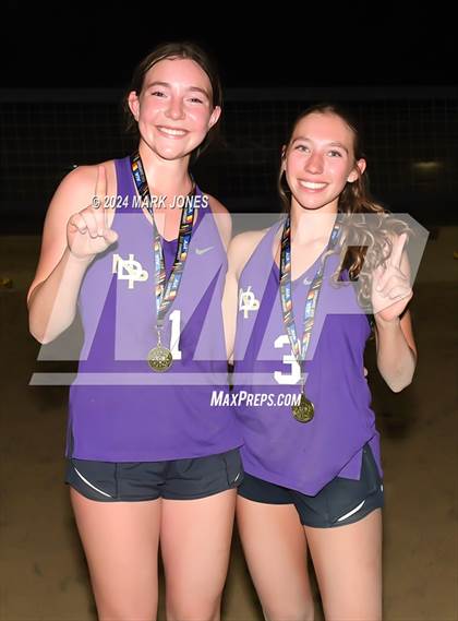 Thumbnail 3 in Xavier College Prep vs. Notre Dame Prep (AIA DI Pairs Finals - Awards) photogallery.