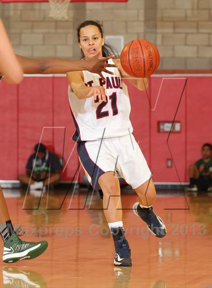 Thumbnail 2 in St. Monica vs. St. Paul (CIF SS D4A Final) photogallery.