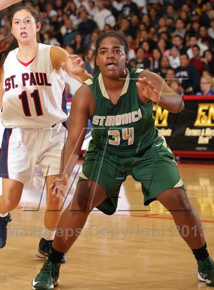 Thumbnail 3 in St. Monica vs. St. Paul (CIF SS D4A Final) photogallery.