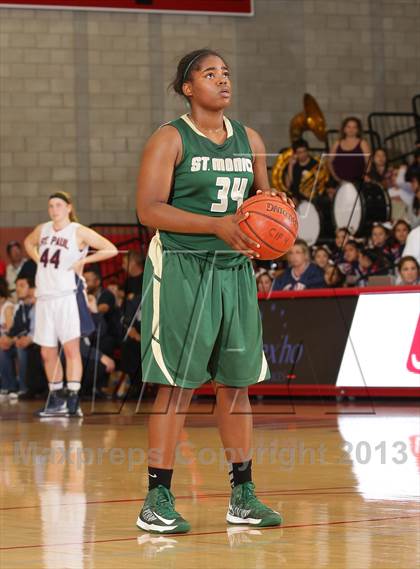 Thumbnail 1 in St. Monica vs. St. Paul (CIF SS D4A Final) photogallery.