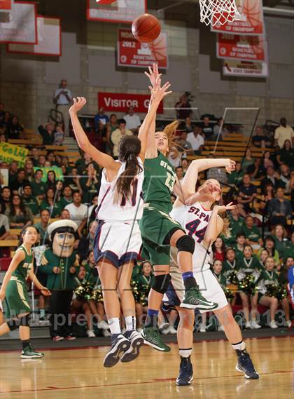 Thumbnail 3 in St. Monica vs. St. Paul (CIF SS D4A Final) photogallery.
