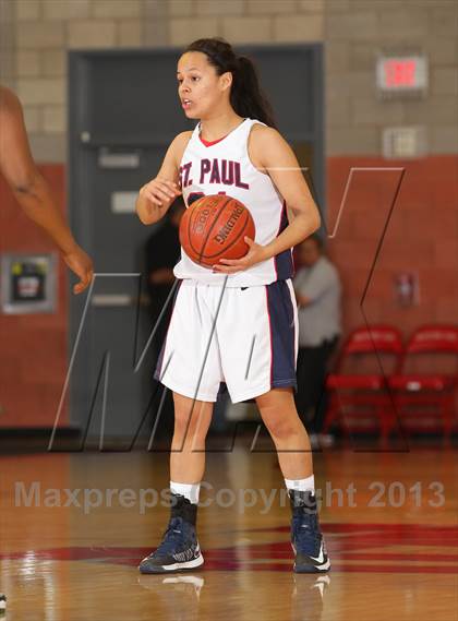 Thumbnail 1 in St. Monica vs. St. Paul (CIF SS D4A Final) photogallery.