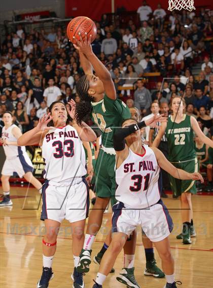 Thumbnail 1 in St. Monica vs. St. Paul (CIF SS D4A Final) photogallery.