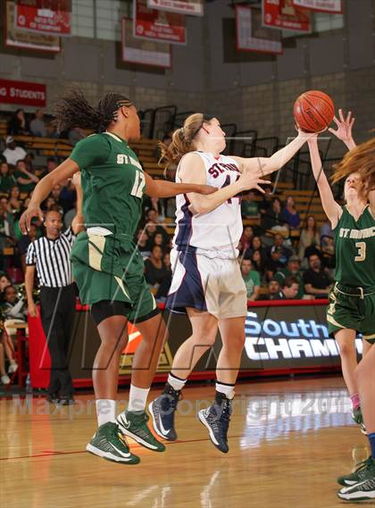 Thumbnail 3 in St. Monica vs. St. Paul (CIF SS D4A Final) photogallery.