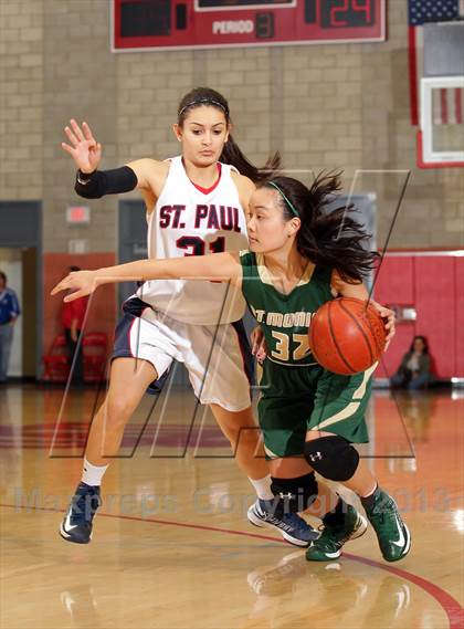 Thumbnail 1 in St. Monica vs. St. Paul (CIF SS D4A Final) photogallery.