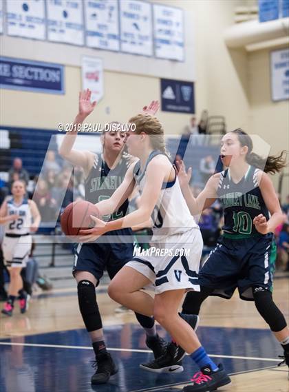 Thumbnail 3 in Valor Christian vs. Standley Lake (Senior Night) photogallery.