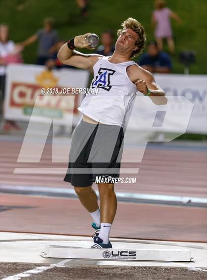Thumbnail 2 in CIF State Track and Field Championships (Boys Shot Put Prelims) photogallery.
