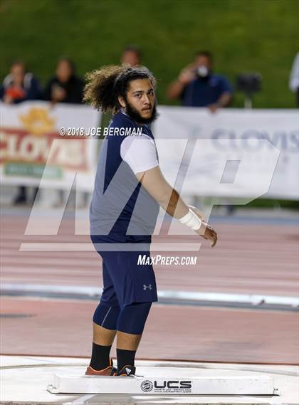 Thumbnail 2 in CIF State Track and Field Championships (Boys Shot Put Prelims) photogallery.