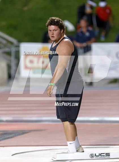 Thumbnail 3 in CIF State Track and Field Championships (Boys Shot Put Prelims) photogallery.