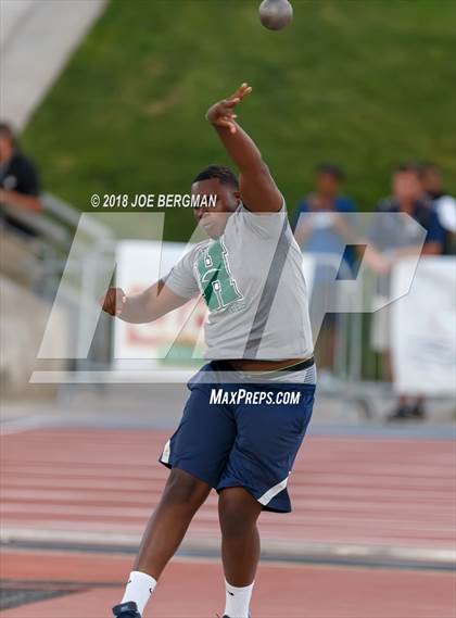 Thumbnail 2 in CIF State Track and Field Championships (Boys Shot Put Prelims) photogallery.