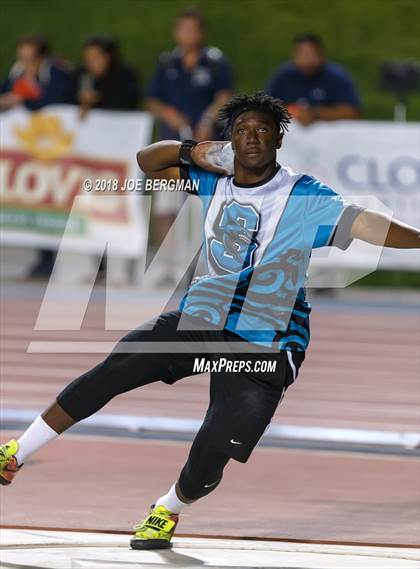 Thumbnail 2 in CIF State Track and Field Championships (Boys Shot Put Prelims) photogallery.