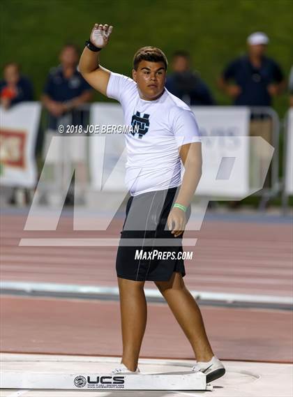 Thumbnail 1 in CIF State Track and Field Championships (Boys Shot Put Prelims) photogallery.