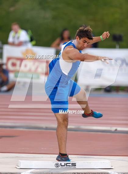 Thumbnail 2 in CIF State Track and Field Championships (Boys Shot Put Prelims) photogallery.