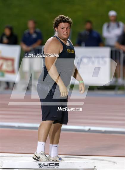 Thumbnail 3 in CIF State Track and Field Championships (Boys Shot Put Prelims) photogallery.