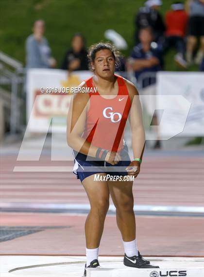 Thumbnail 3 in CIF State Track and Field Championships (Boys Shot Put Prelims) photogallery.