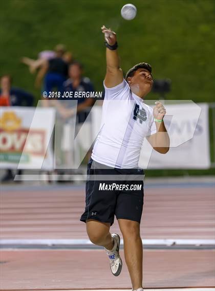 Thumbnail 3 in CIF State Track and Field Championships (Boys Shot Put Prelims) photogallery.