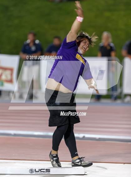 Thumbnail 1 in CIF State Track and Field Championships (Boys Shot Put Prelims) photogallery.