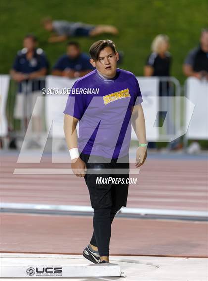 Thumbnail 2 in CIF State Track and Field Championships (Boys Shot Put Prelims) photogallery.