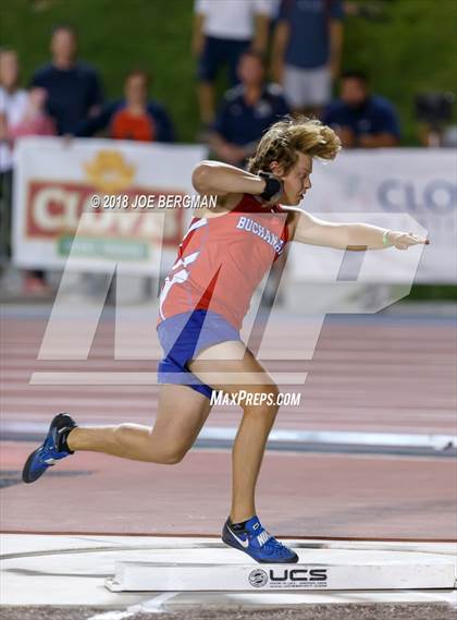Thumbnail 3 in CIF State Track and Field Championships (Boys Shot Put Prelims) photogallery.