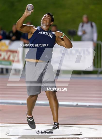 Thumbnail 2 in CIF State Track and Field Championships (Boys Shot Put Prelims) photogallery.