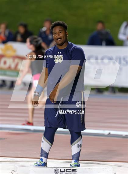 Thumbnail 1 in CIF State Track and Field Championships (Boys Shot Put Prelims) photogallery.
