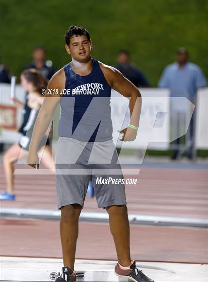 Thumbnail 1 in CIF State Track and Field Championships (Boys Shot Put Prelims) photogallery.