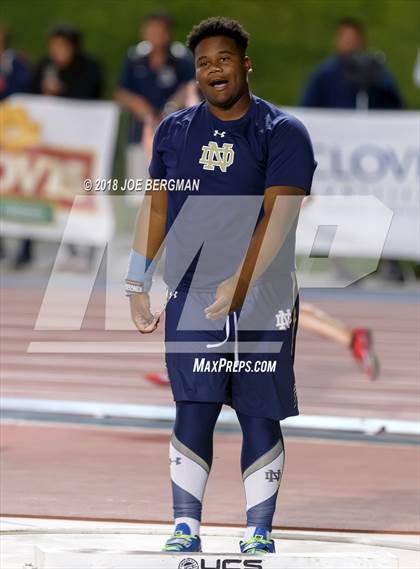 Thumbnail 3 in CIF State Track and Field Championships (Boys Shot Put Prelims) photogallery.