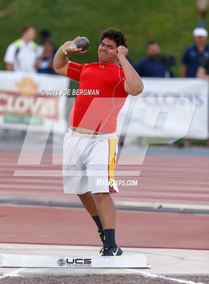 Thumbnail 2 in CIF State Track and Field Championships (Boys Shot Put Prelims) photogallery.