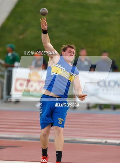 Thumbnail 2 in CIF State Track and Field Championships (Boys Shot Put Prelims) photogallery.