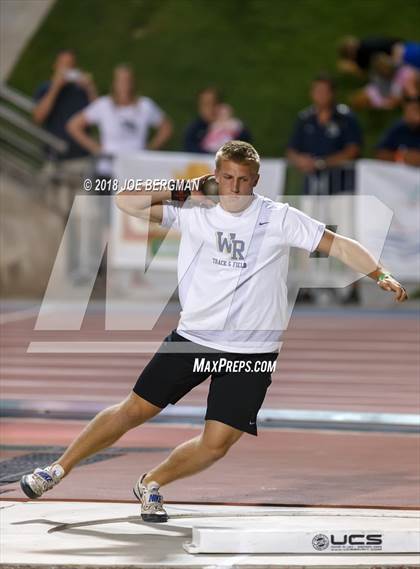 Thumbnail 1 in CIF State Track and Field Championships (Boys Shot Put Prelims) photogallery.