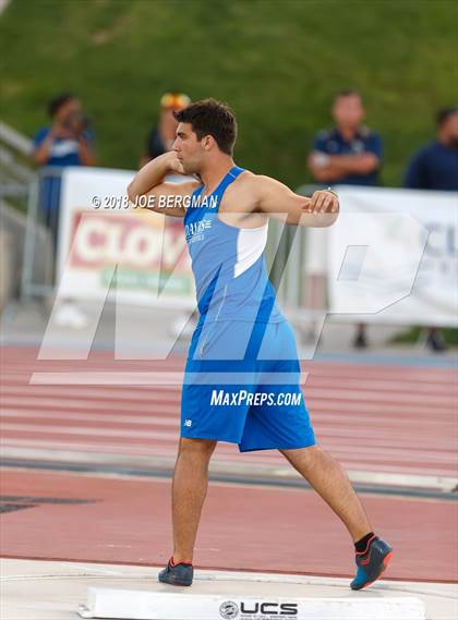 Thumbnail 3 in CIF State Track and Field Championships (Boys Shot Put Prelims) photogallery.