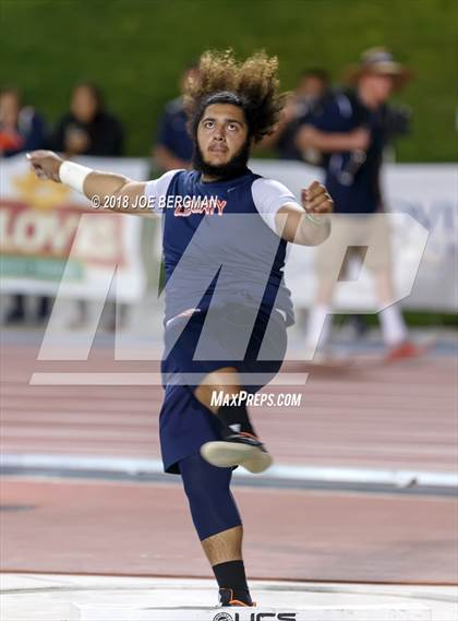 Thumbnail 1 in CIF State Track and Field Championships (Boys Shot Put Prelims) photogallery.
