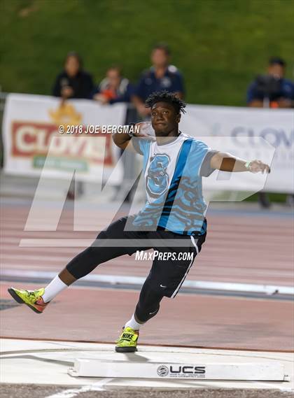 Thumbnail 1 in CIF State Track and Field Championships (Boys Shot Put Prelims) photogallery.
