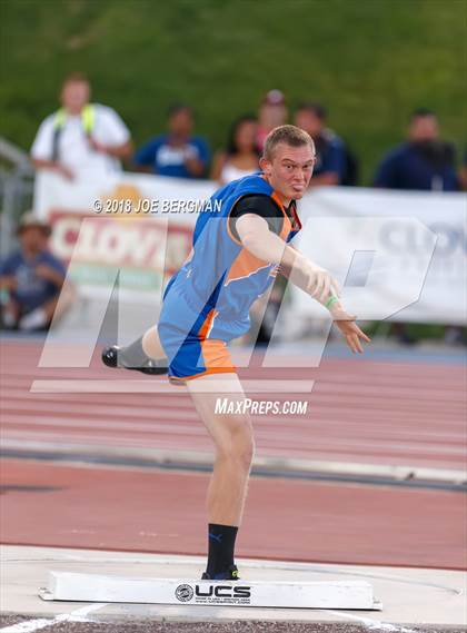 Thumbnail 3 in CIF State Track and Field Championships (Boys Shot Put Prelims) photogallery.