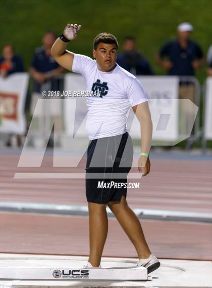 Thumbnail 2 in CIF State Track and Field Championships (Boys Shot Put Prelims) photogallery.