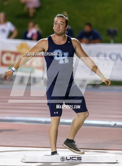 Thumbnail 3 in CIF State Track and Field Championships (Boys Shot Put Prelims) photogallery.