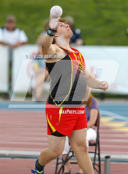 Thumbnail 3 in CIF State Track and Field Championships (Boys Shot Put Prelims) photogallery.