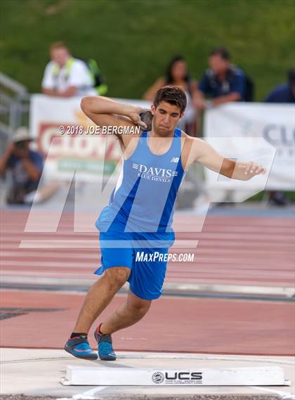 Thumbnail 3 in CIF State Track and Field Championships (Boys Shot Put Prelims) photogallery.