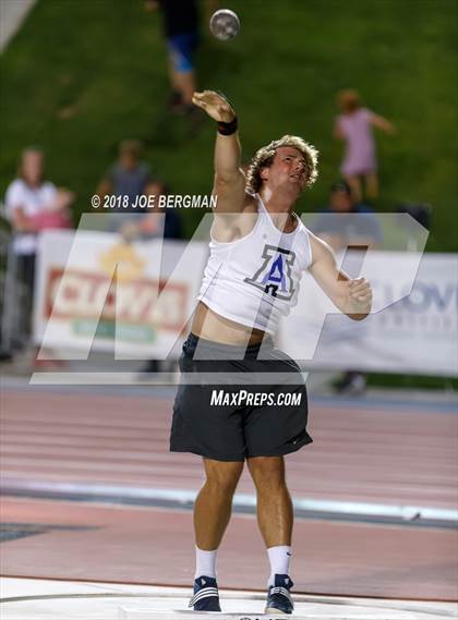 Thumbnail 3 in CIF State Track and Field Championships (Boys Shot Put Prelims) photogallery.