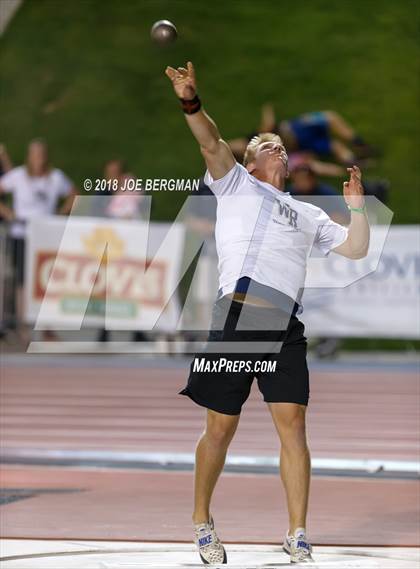 Thumbnail 2 in CIF State Track and Field Championships (Boys Shot Put Prelims) photogallery.