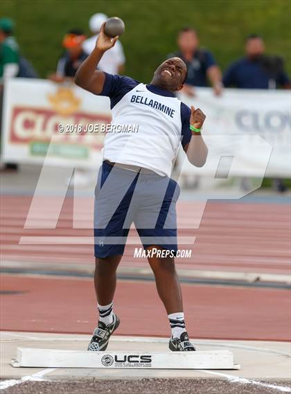 Thumbnail 3 in CIF State Track and Field Championships (Boys Shot Put Prelims) photogallery.
