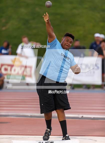 Thumbnail 3 in CIF State Track and Field Championships (Boys Shot Put Prelims) photogallery.