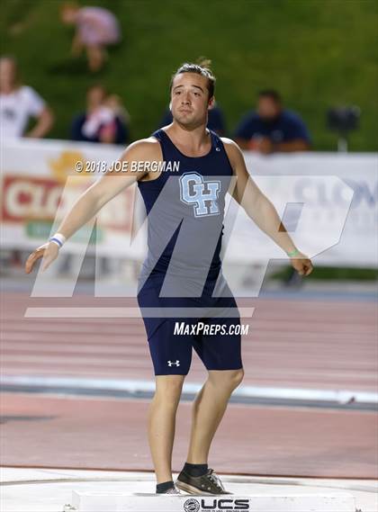 Thumbnail 1 in CIF State Track and Field Championships (Boys Shot Put Prelims) photogallery.