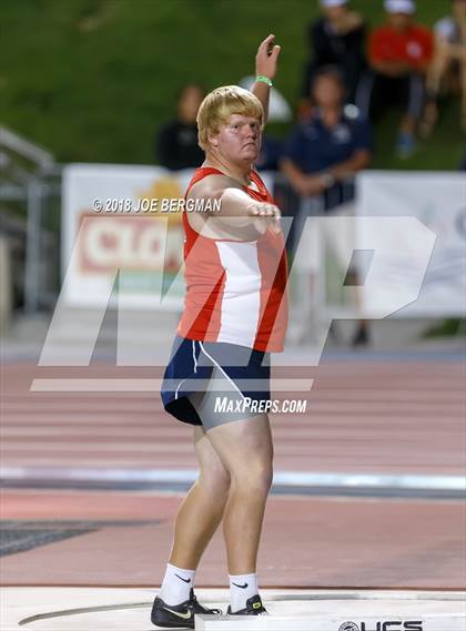 Thumbnail 2 in CIF State Track and Field Championships (Boys Shot Put Prelims) photogallery.