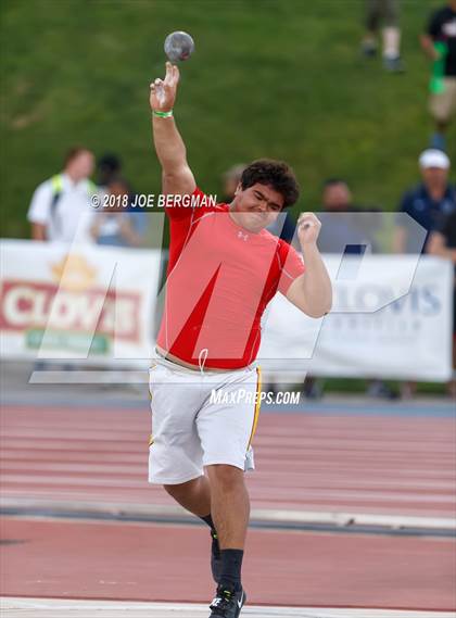 Thumbnail 3 in CIF State Track and Field Championships (Boys Shot Put Prelims) photogallery.