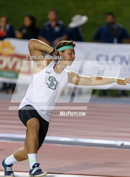 Thumbnail 3 in CIF State Track and Field Championships (Boys Shot Put Prelims) photogallery.