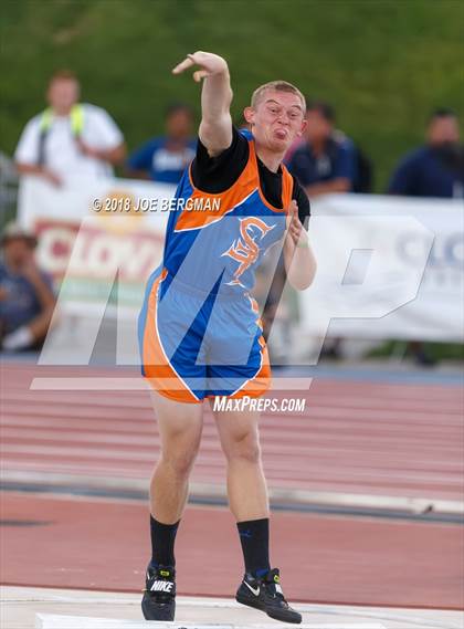 Thumbnail 2 in CIF State Track and Field Championships (Boys Shot Put Prelims) photogallery.