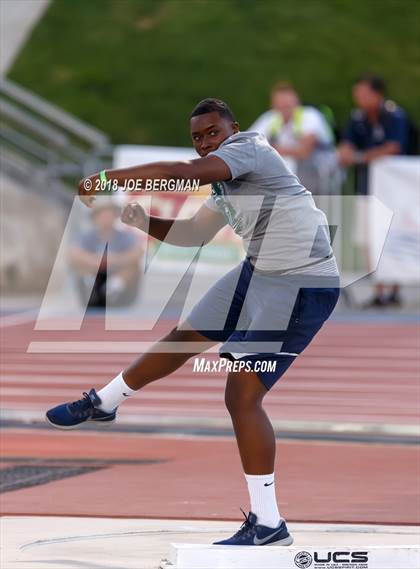Thumbnail 1 in CIF State Track and Field Championships (Boys Shot Put Prelims) photogallery.