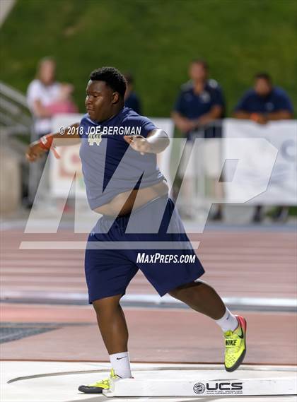 Thumbnail 2 in CIF State Track and Field Championships (Boys Shot Put Prelims) photogallery.