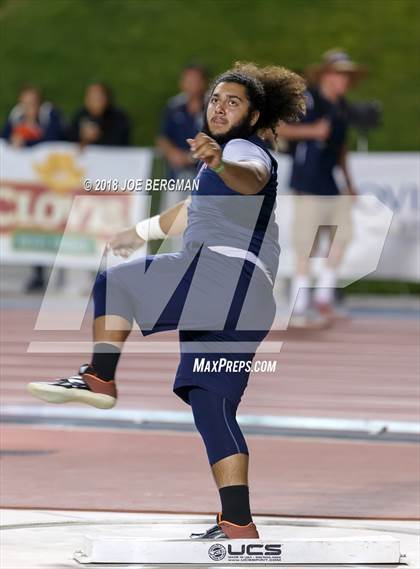 Thumbnail 3 in CIF State Track and Field Championships (Boys Shot Put Prelims) photogallery.
